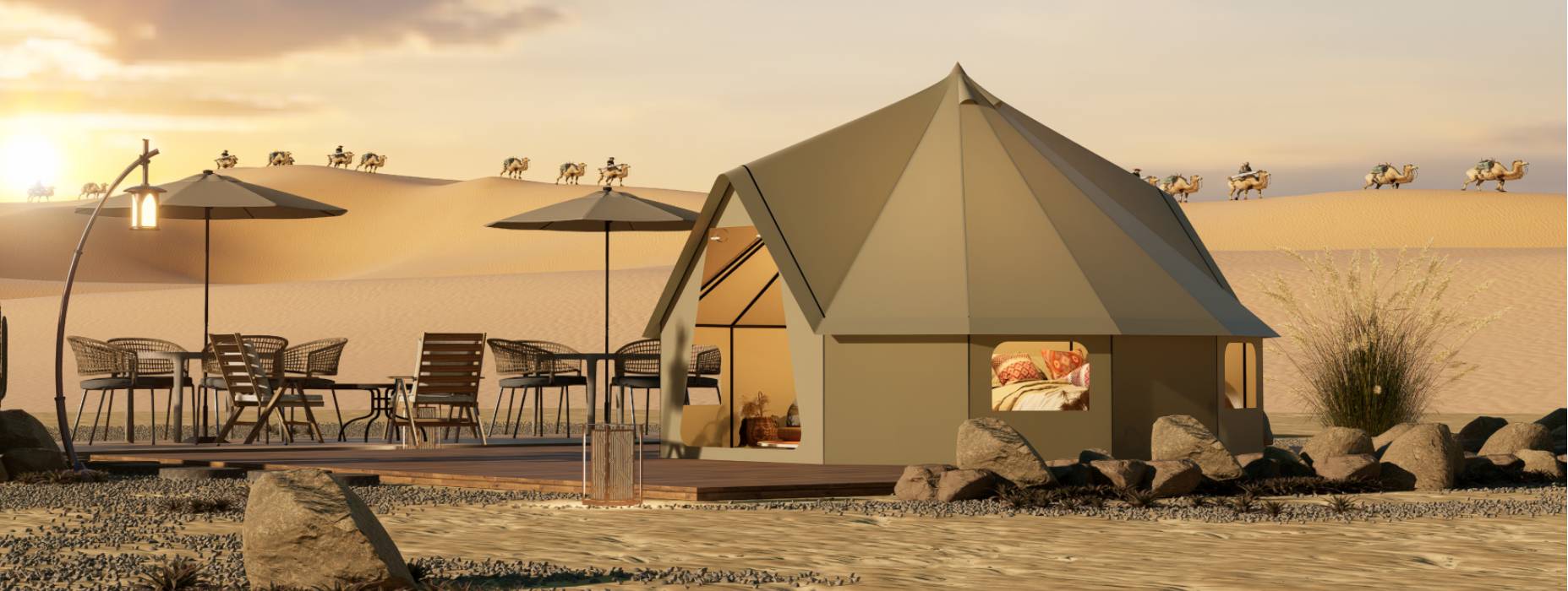 西宁露营酒店帐篷产品